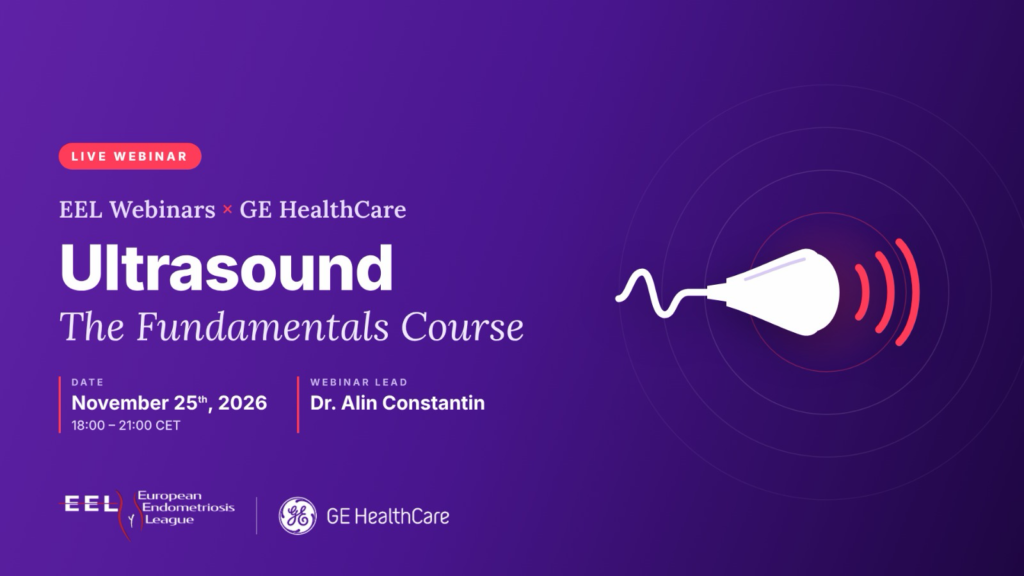 EEL Webinars and GE HealthCare: Ultrasound, The Fundamentals Course, 25 November 2026, 18:00 to 21:00 CET, webinar lead Dr. Alin Constantin